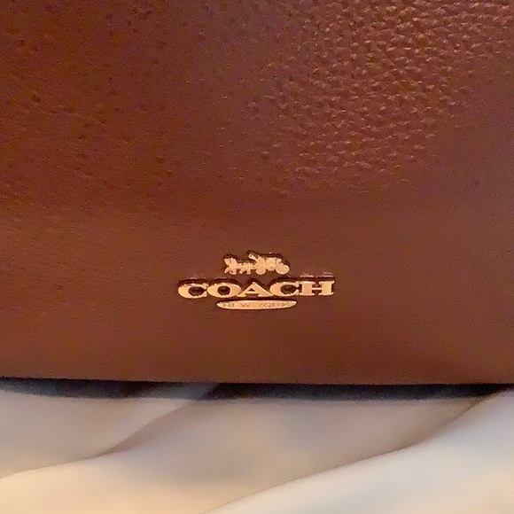 Coach Brown Leather Shoulder Bag - Picture 2 of 6